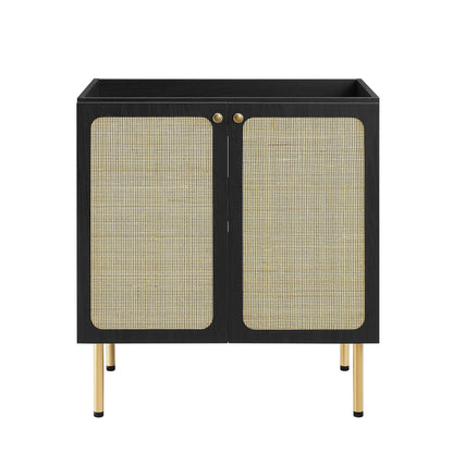 Modway Outlet Chaucer 30" Bathroom Vanity Cabinet (Sink Basin Not Included) by Modway  Bathroom Furniture Black - EEI-6602-BLK