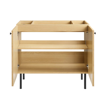 Modway Outlet Chaucer 36" Bathroom Vanity Cabinet (Sink Basin Not Included) by Modway  Bathroom Furniture Oak - EEI-6603-OAK