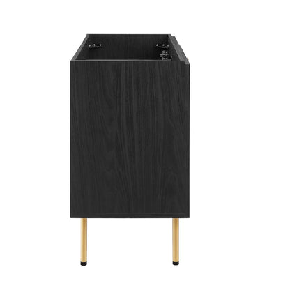 Modway Outlet Chaucer 48" Bathroom Vanity Cabinet (Sink Basin Not Included) by Modway  Bathroom Furniture Black - EEI-6604-BLK