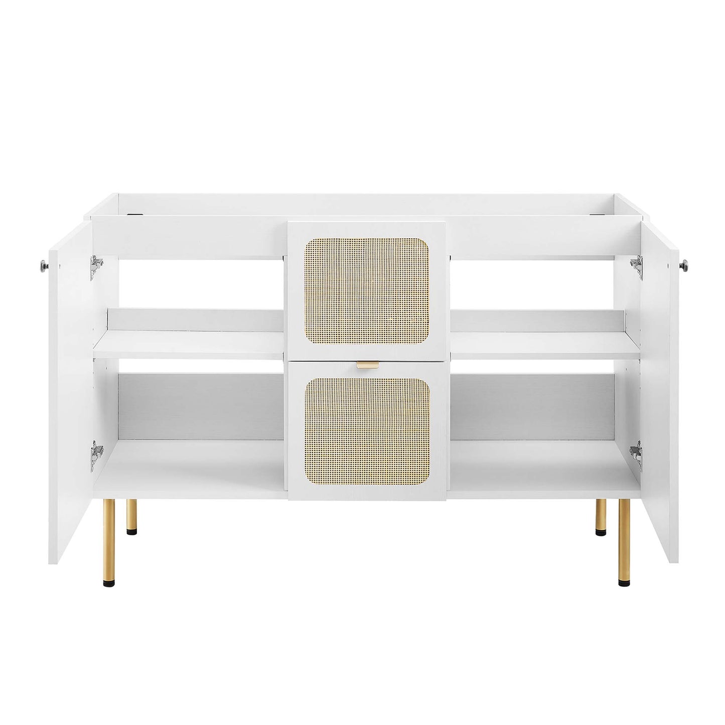 Modway Outlet Chaucer 48" Bathroom Vanity Cabinet (Sink Basin Not Included) by Modway  Bathroom Furniture White - EEI-6604-WHI