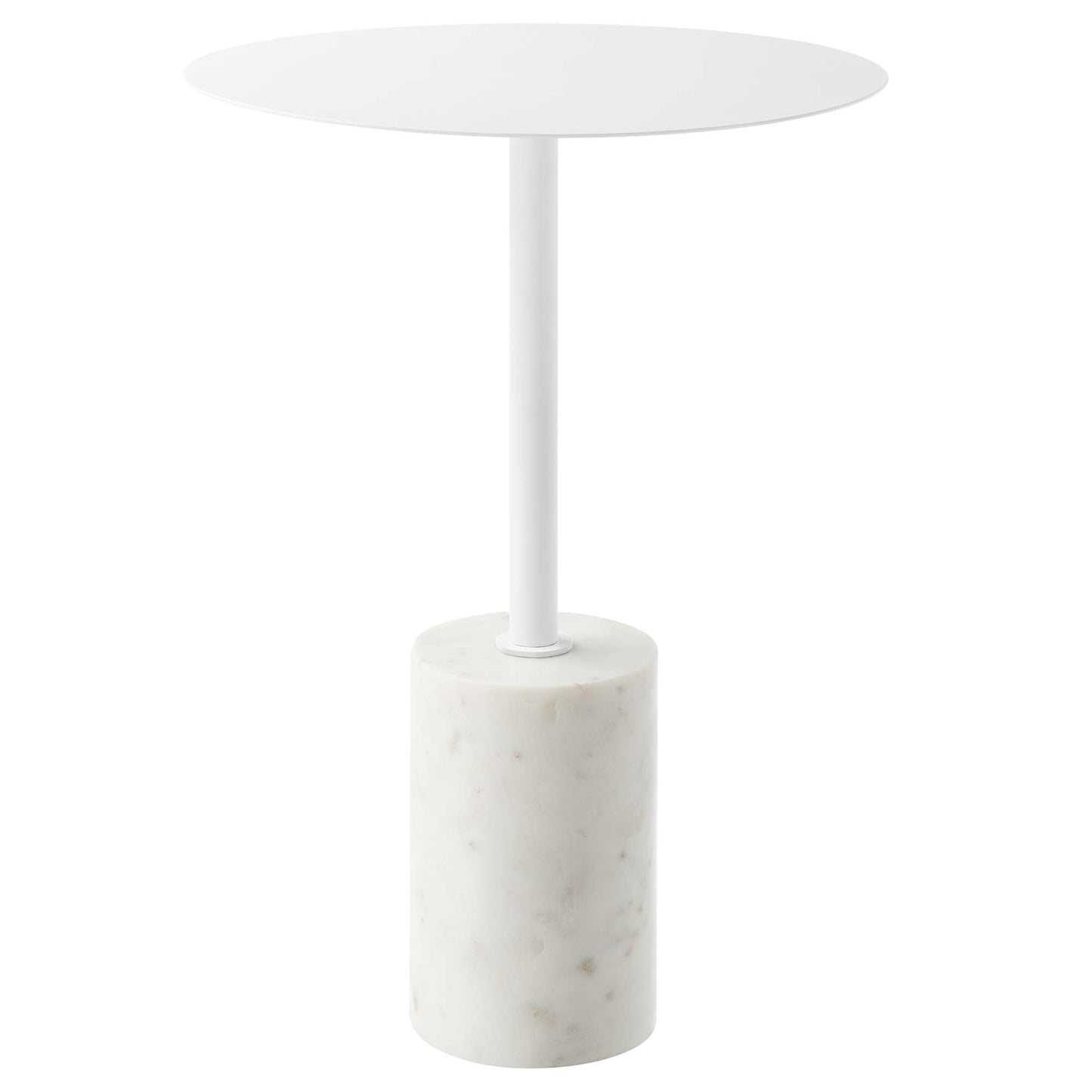 Modway - Lyric Round Side Table by Modway  Living Room Tables White - EEI-6605-WHI-WHI