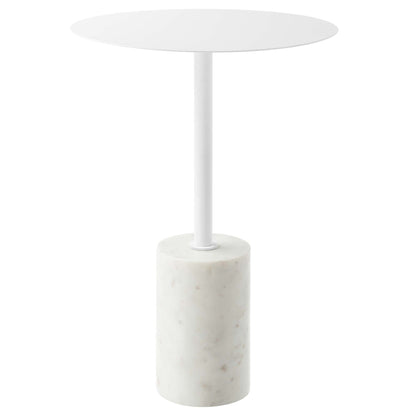 Modway - Lyric Round Side Table by Modway  Living Room Tables White - EEI-6605-WHI-WHI