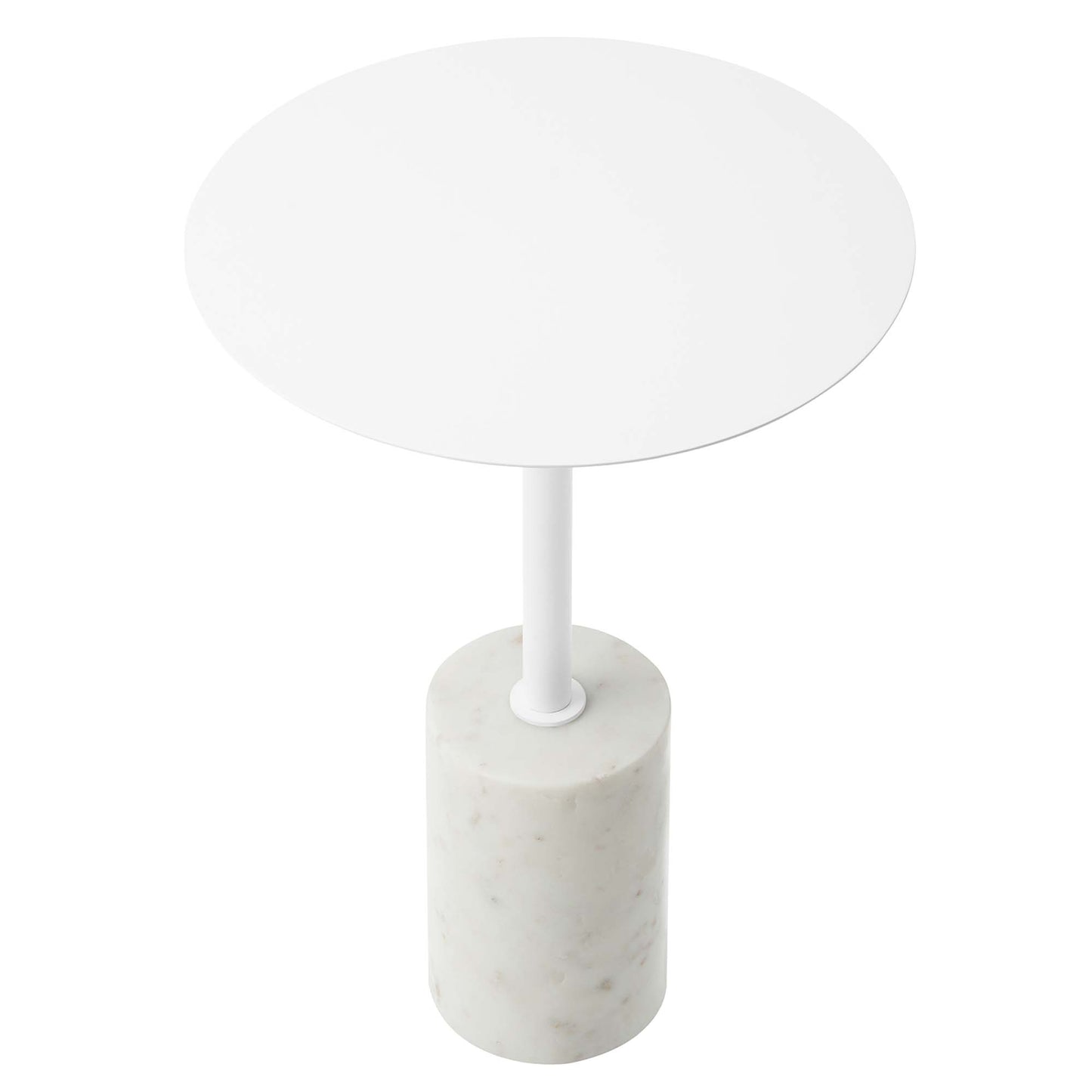 Modway - Lyric Round Side Table by Modway  Living Room Tables White - EEI-6605-WHI-WHI