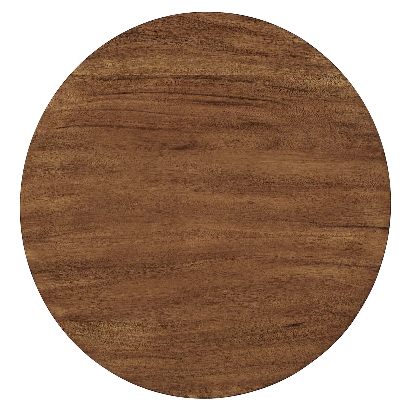 Modway - Viva Round Acacia Wood Side Table by Modway  Living Room Tables Brown - EEI-6610-BRA-LOC
