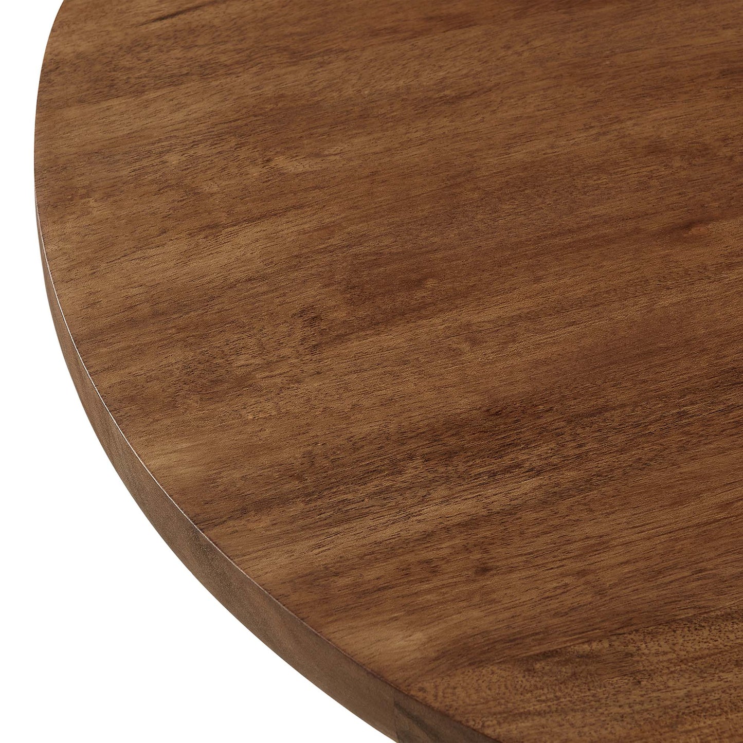 Modway - Viva Round Acacia Wood Side Table by Modway  Living Room Tables Brown - EEI-6610-BRA-LOC