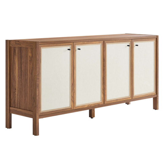 Modway - Capri 65" Wood Grain Sideboard Storage Cabinet by Modway  Living Room  Brown - EEI-6616-WAL