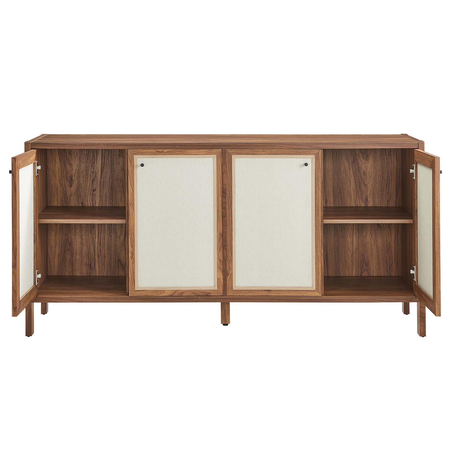 Modway - Capri 65" Wood Grain Sideboard Storage Cabinet by Modway  Living Room  Brown - EEI-6616-WAL