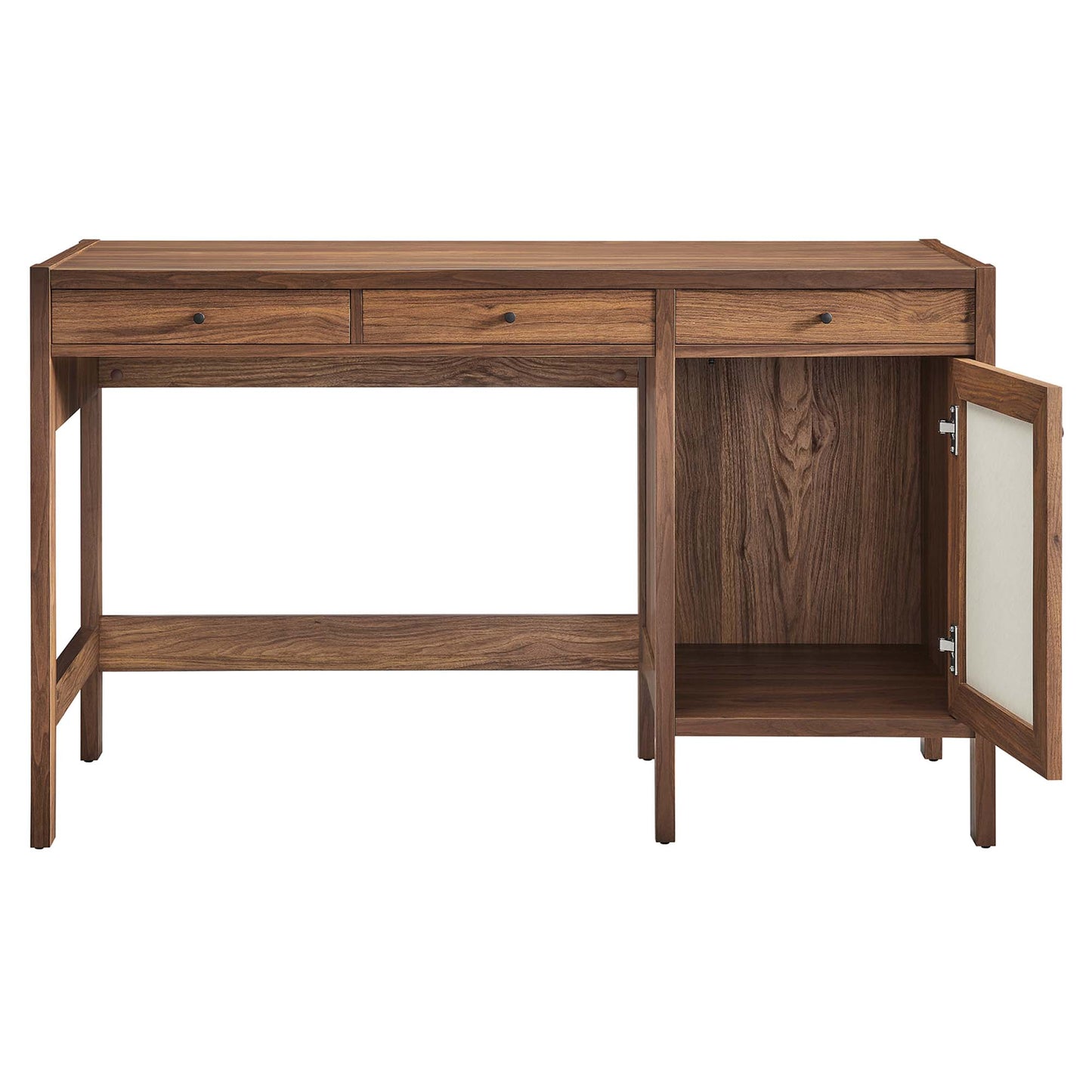 Modway - Capri 49" Wood Grain Office Desk by Modway  Office Furniture Computer Desks Brown - EEI-6617-WAL