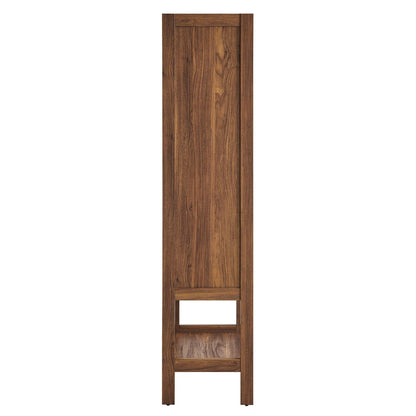 Modway - Capri Tall Wood Grain Standing Storage Cabinet by Modway  Living Room Decor Brown - EEI-6620-WAL