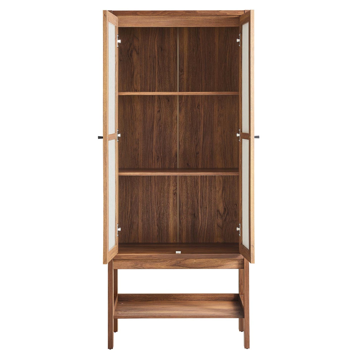 Modway - Capri Tall Wood Grain Standing Storage Cabinet by Modway  Living Room Decor Brown - EEI-6620-WAL