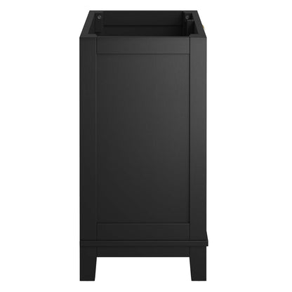Modway - Dixie 36? Solid Wood Bathroom Vanity Cabinet (Sink Basin Not Included) by Modway  Bathroom Vanities Black - EEI-6626-BLK