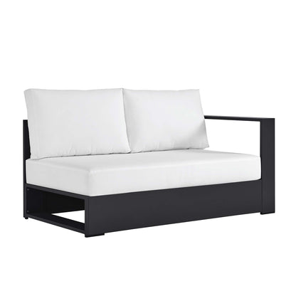 Modway - Tahoe Outdoor Patio Powder-Coated Aluminum Modular Right-Facing Loveseat by Modway  Outdoor Furniture Sofa Sectionals White - EEI-6630-GRY-WHI