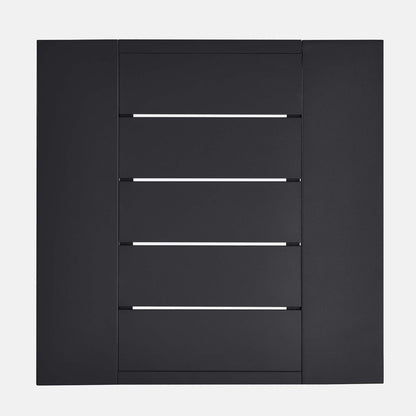 Modway - Tahoe Outdoor Patio Powder-Coated Aluminum End Table by Modway  Outdoor Furniture Bar and Dining Gray - EEI-6635-GRY