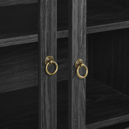 Modway - Tessa Tall Arched Storage Display Cabinet by Modway  Living Room Decor Black - EEI-6638-BLK