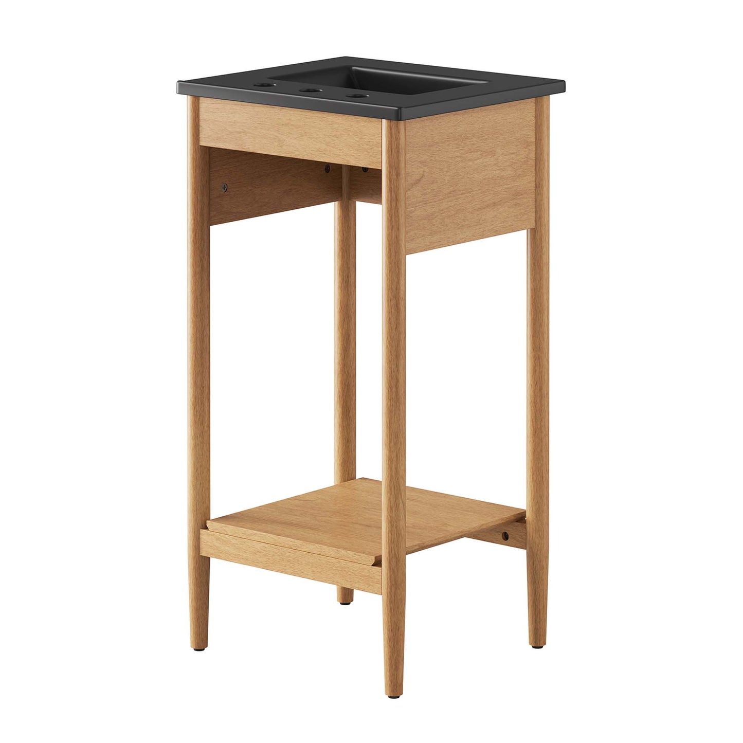 Modway - Zaire 18" Bathroom Vanity by Modway  Bathroom Vanities Black - EEI-6659-NAT-BLK