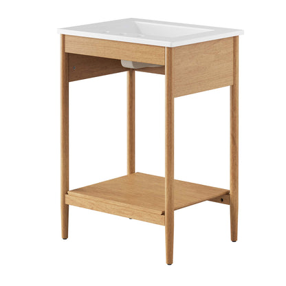 Modway - Zaire 24" Bathroom Vanity by Modway  Bathroom Vanities White - EEI-6660-NAT-WHI