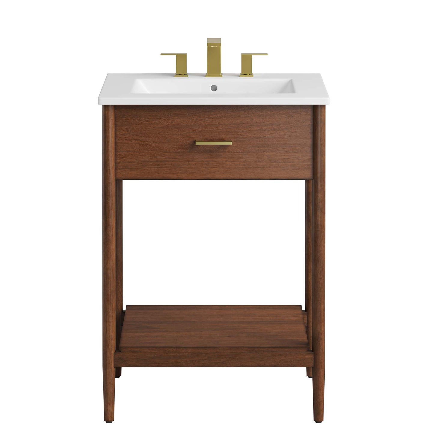 Modway - Zaire 24" Bathroom Vanity by Modway  Bathroom Vanities White - EEI-6660-WAL-WHI