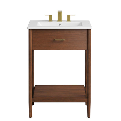 Modway - Zaire 24" Bathroom Vanity by Modway  Bathroom Vanities White - EEI-6660-WAL-WHI