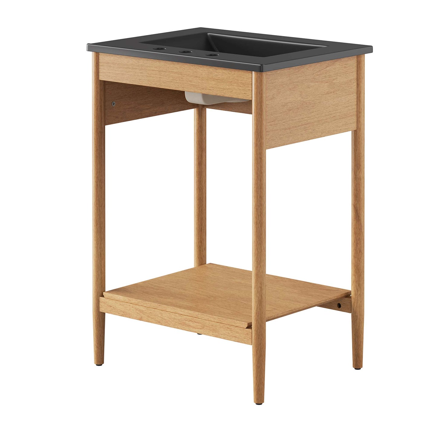 Modway - Zaire 24" Bathroom Vanity by Modway  Bathroom Vanities Black - EEI-6661-NAT-BLK