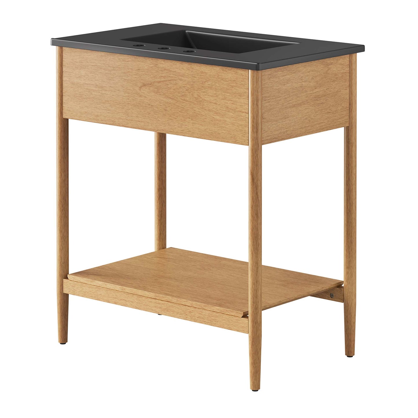 Modway - Zaire 30" Bathroom Vanity by Modway  Bathroom Vanities Black - EEI-6663-NAT-BLK