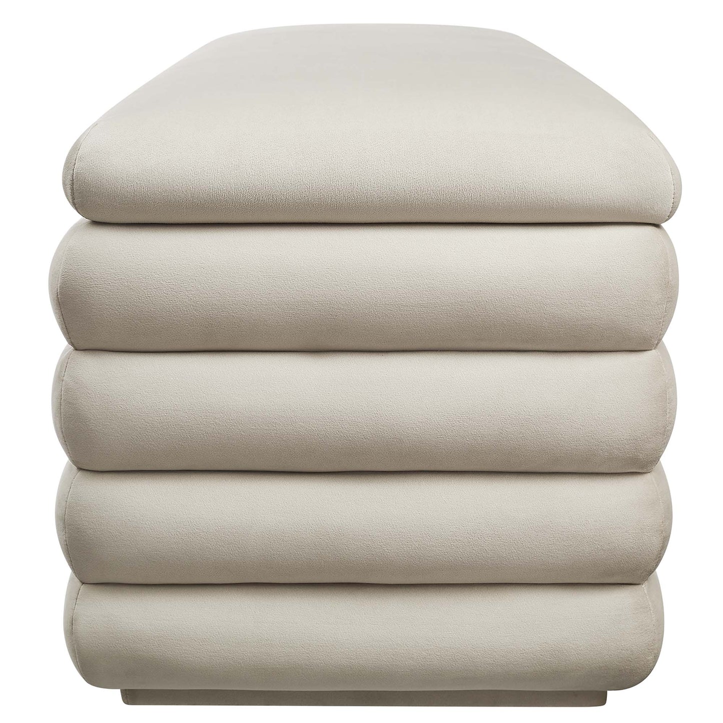 Modway - Mezzo Upholstered Performance Velvet Storage Bench by Modway  Living Room Benches and Stools Brown - EEI-6664-ALM