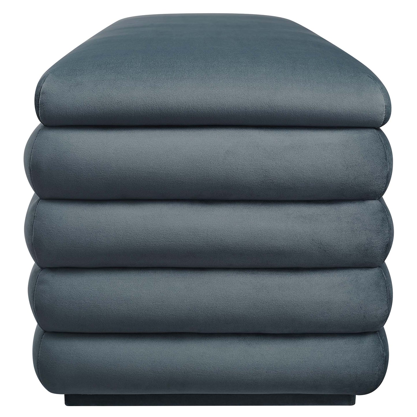 Modway - Mezzo Upholstered Performance Velvet Storage Bench by Modway  Living Room Benches and Stools Blue - EEI-6664-CAB