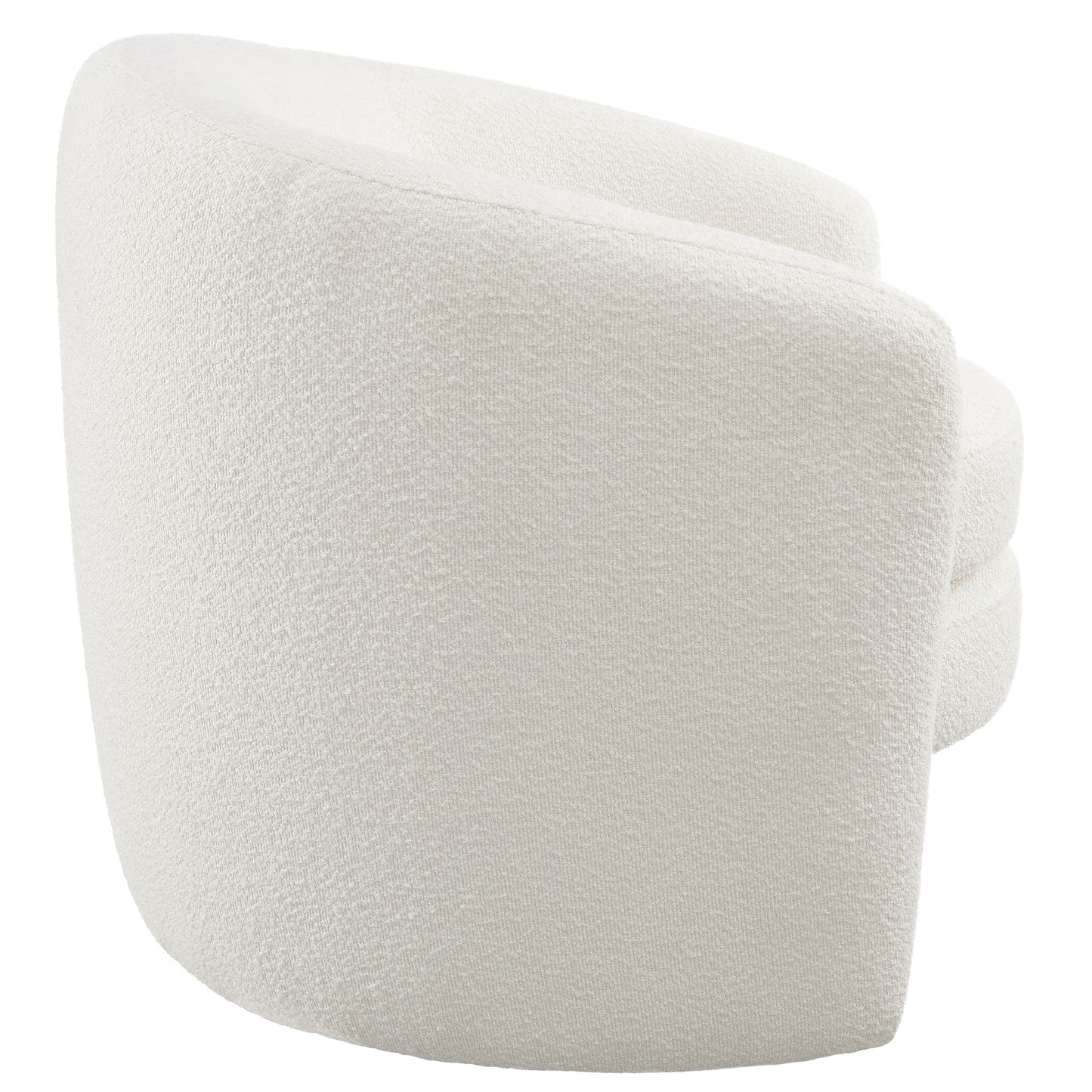 Modway - Affinity Upholstered Boucle Fabric Curved Back Armchair by Modway  Living Room Sofas and Armchairs Green - EEI-6666-CLO