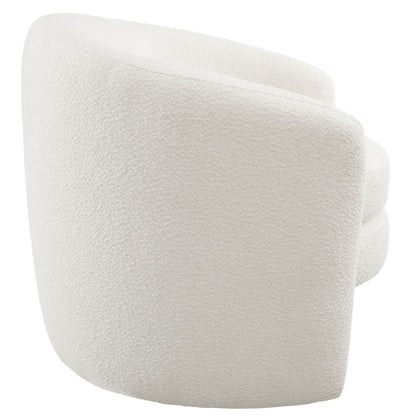 Modway - Affinity Upholstered Boucle Fabric Curved Back Armchair by Modway  Living Room Sofas and Armchairs Green - EEI-6666-CLO