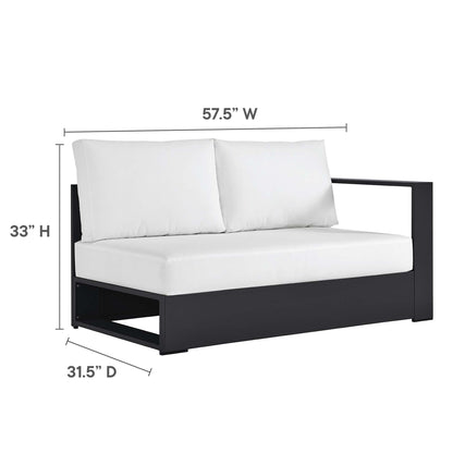 Modway - Tahoe 3-Piece Outdoor Patio Powder-Coated Aluminum Sectional Sofa Set by Modway  Outdoor Furniture Sofa Sectionals White - EEI-6668-GRY-WHI