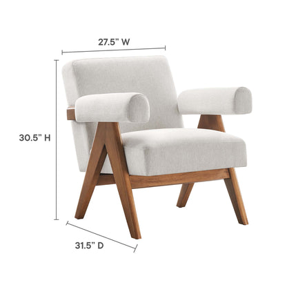 Modway - Lyra Fabric Armchair Set of 2 by Modway  Living Room Sofas and Armchairs White - EEI-6704-HEI