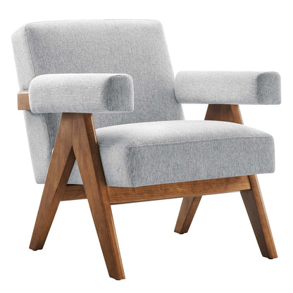 Modway - Lyra Fabric Armchair Set of 2 by Modway  Living Room Sofas and Armchairs Gray - EEI-6704-HLG
