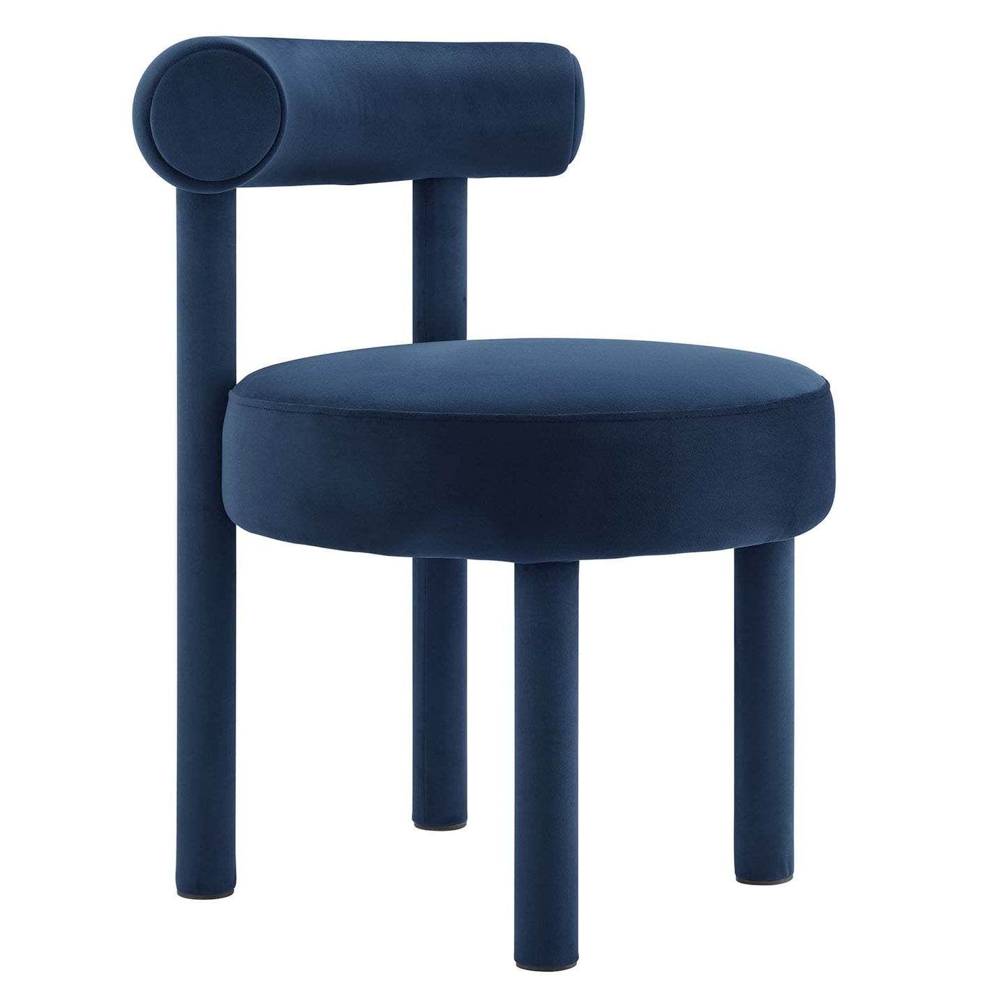 Modway - Toulouse Performance Velvet Dining Chair Set of 2 by Modway  Bar and Dining Dining Chairs Blue - EEI-6706-MID
