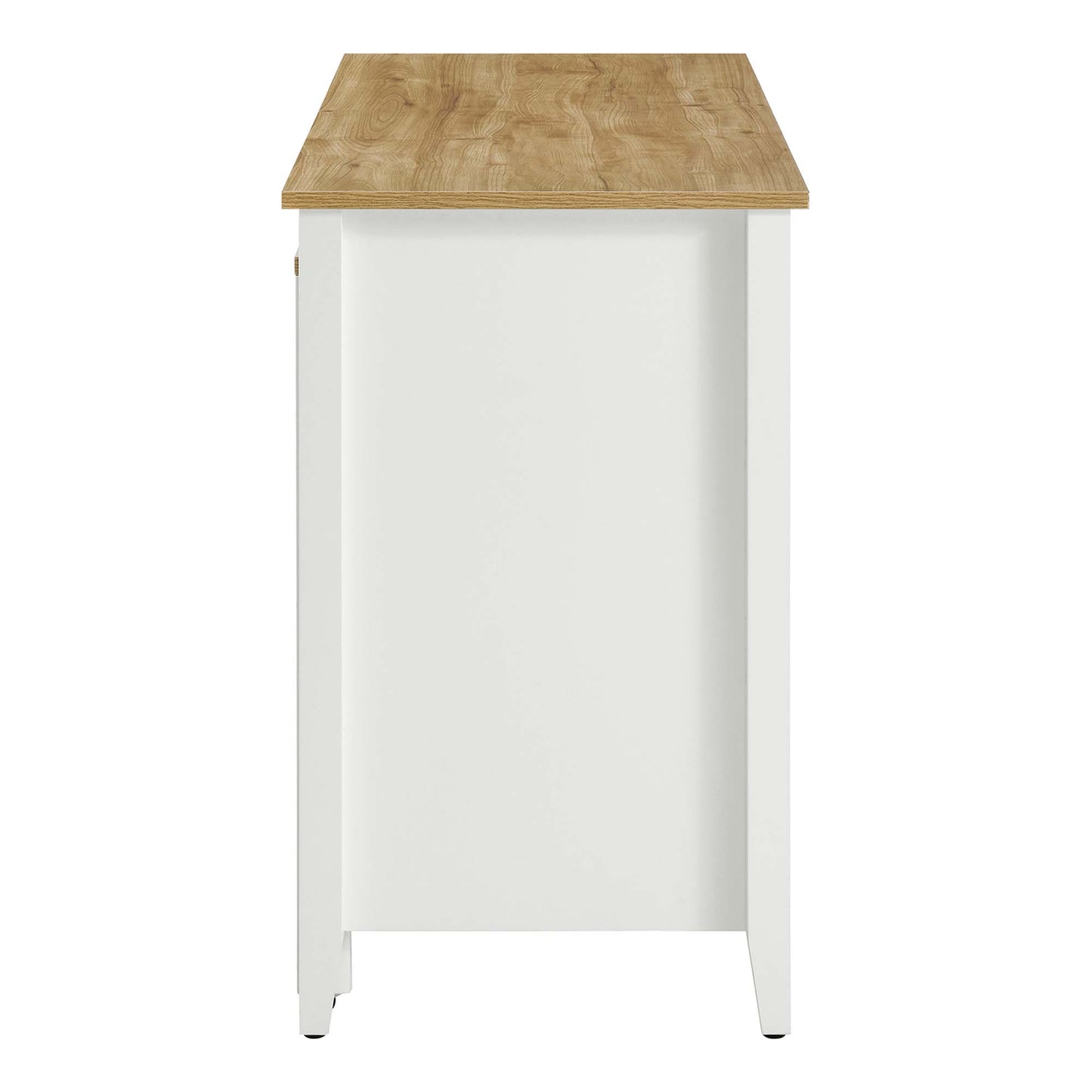 Modway - Garland Kitchen Island by Modway  Bar and Dining Dining Sets White - EEI-6727-OAK-WHI