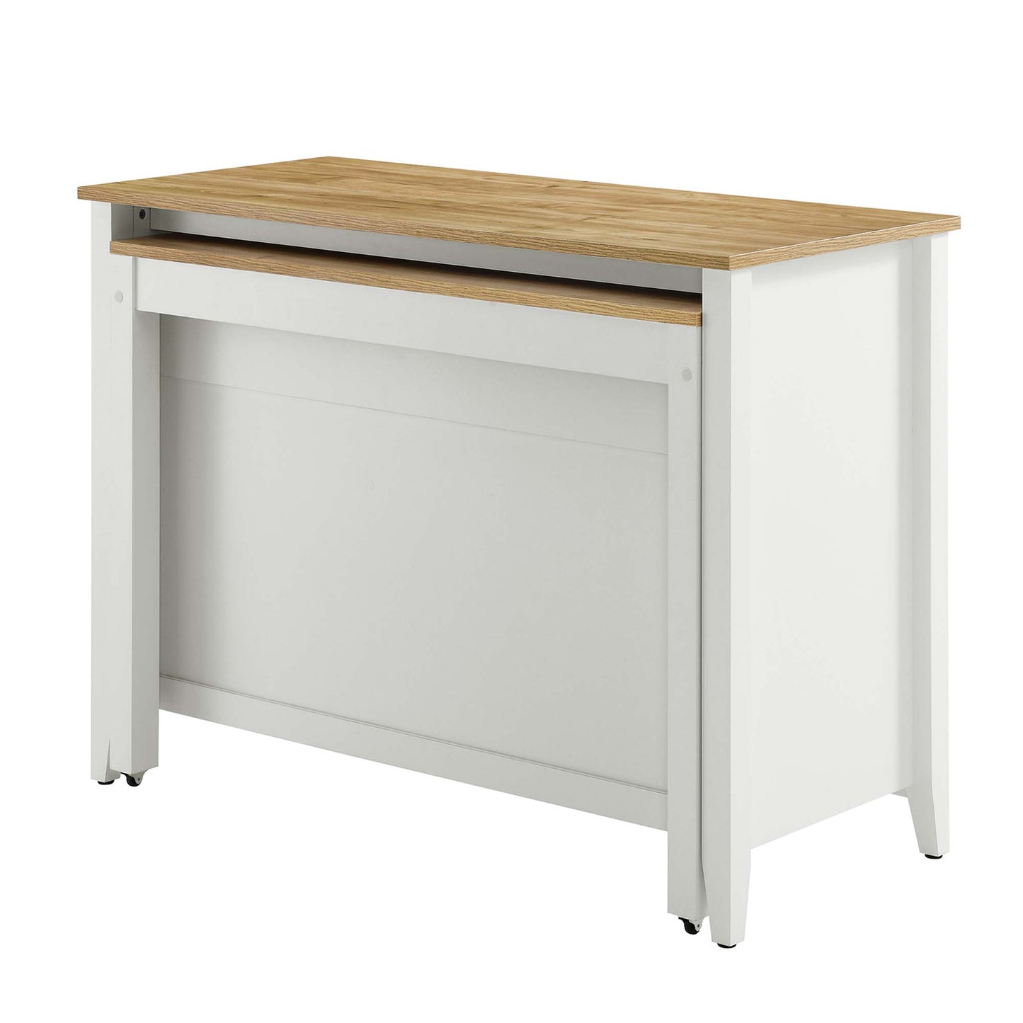 Modway - Garland Kitchen Island by Modway  Bar and Dining Dining Sets White - EEI-6727-OAK-WHI