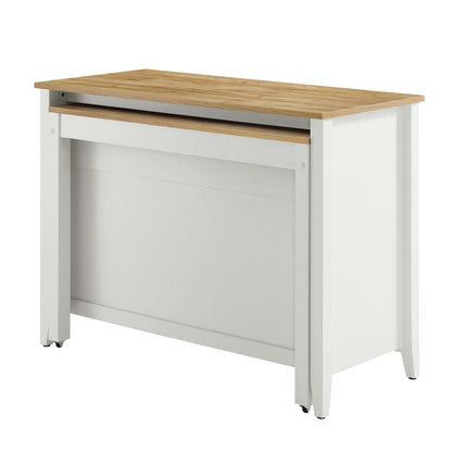 Modway - Garland Kitchen Island by Modway  Bar and Dining Dining Sets White - EEI-6727-OAK-WHI