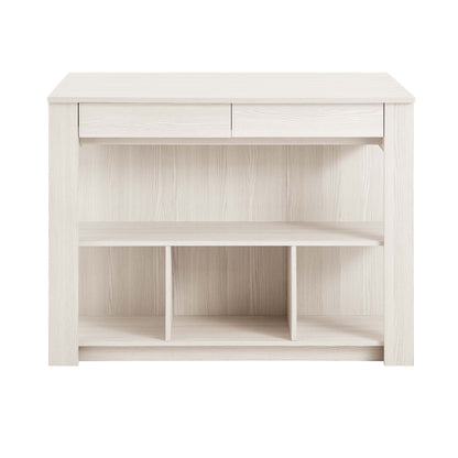 Modway - Meadowbrook 3-Piece Kitchen Island and Stool Set by Modway  Bar and Dining Dining Sets Brown - EEI-6731-WMA