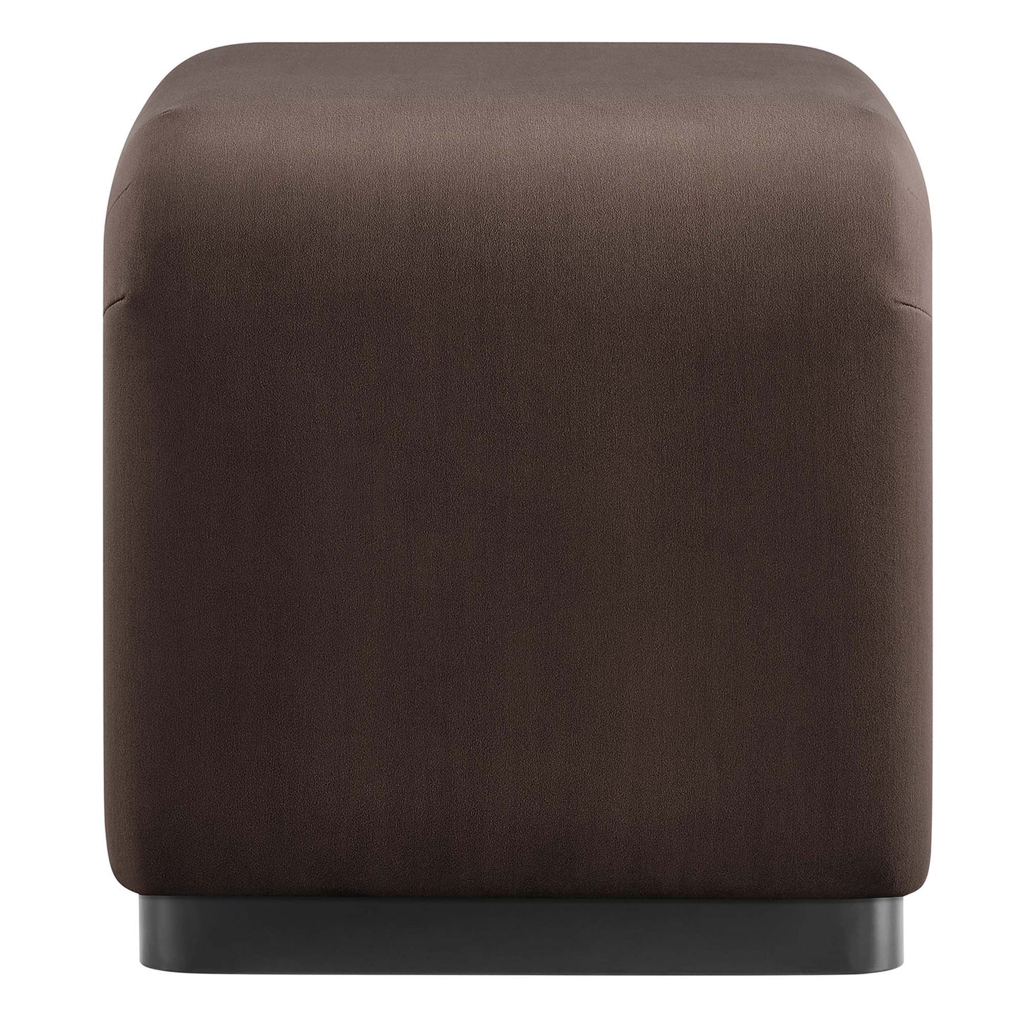 Modway - Koda Performance Velvet Waterfall Stool by Modway  Living Room Sofas and Armchairs Brown - EEI-6733-BLK-CHB