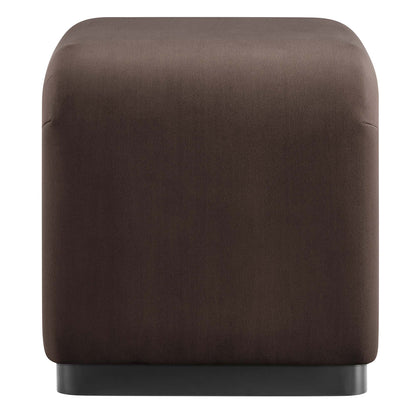 Modway - Koda Performance Velvet Waterfall Stool by Modway  Living Room Sofas and Armchairs Brown - EEI-6733-BLK-CHB