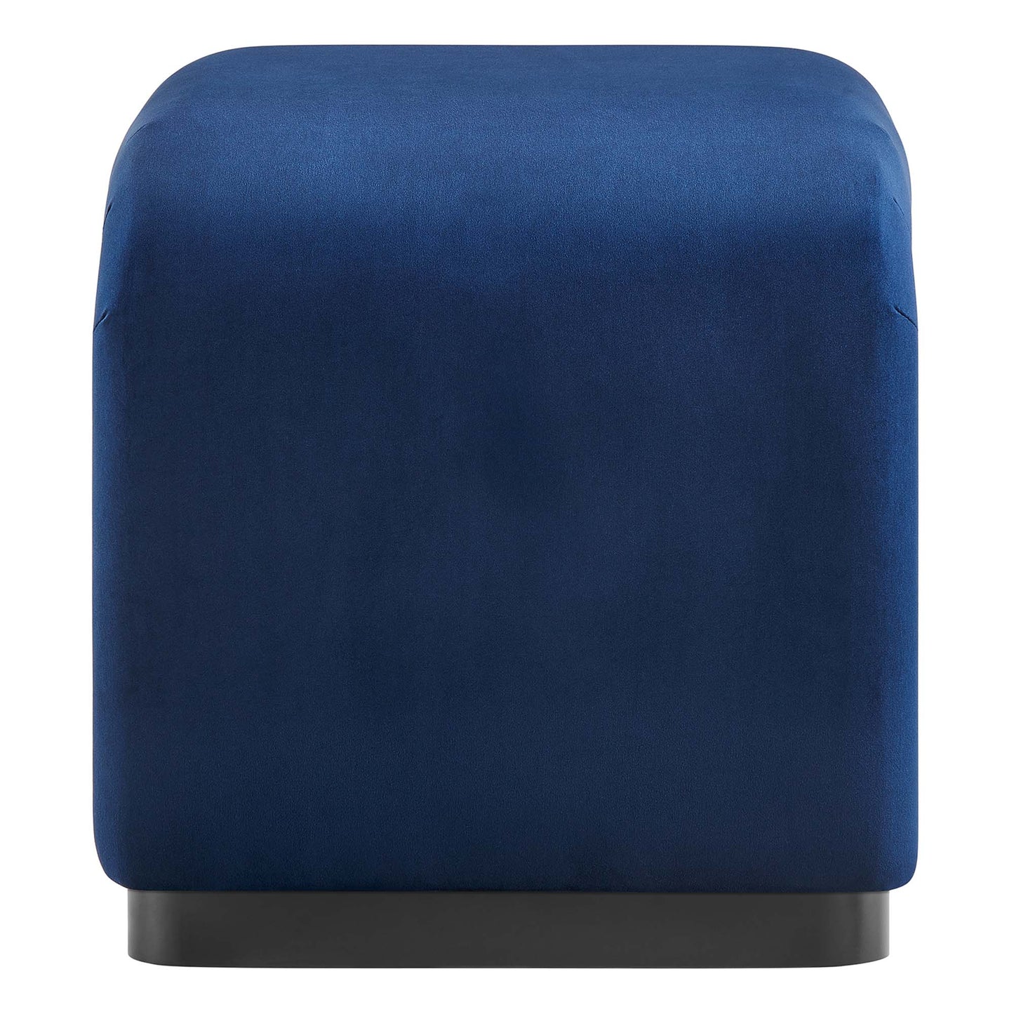 Modway - Koda Performance Velvet Waterfall Stool by Modway  Living Room Sofas and Armchairs Blue - EEI-6733-BLK-MID