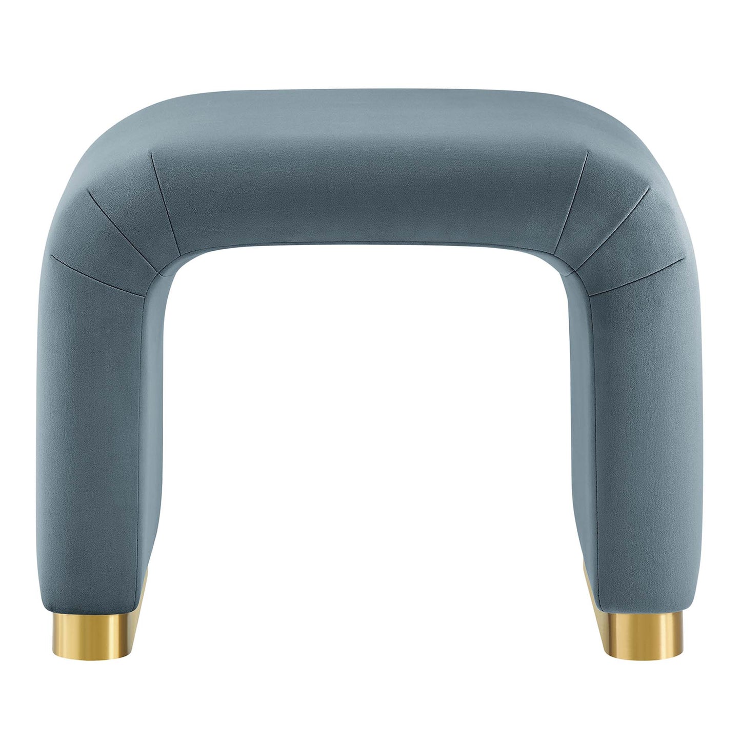 Modway - Koda Performance Velvet Waterfall Stool by Modway  Living Room Sofas and Armchairs Blue - EEI-6733-BRA-CAB