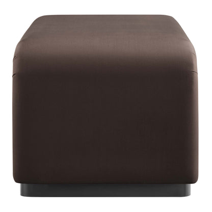 Modway - Koda Performance Velvet Waterfall Ottoman by Modway  Living Room Sofas and Armchairs Brown - EEI-6735-BLK-CHB