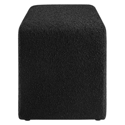 Modway - Simba Boucle Fabric Waterfall Long Bench by Modway  Living Room Benches and Stools Black - EEI-6736-BLK