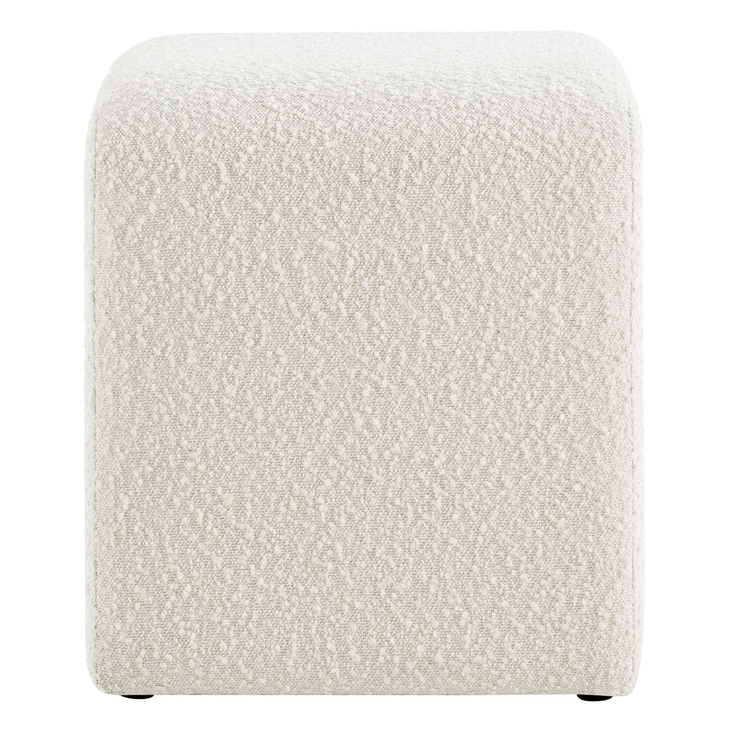 Modway - Simba Boucle Fabric Waterfall Stool by Modway  Living Room Sofas and Armchairs White - EEI-6737-IVO