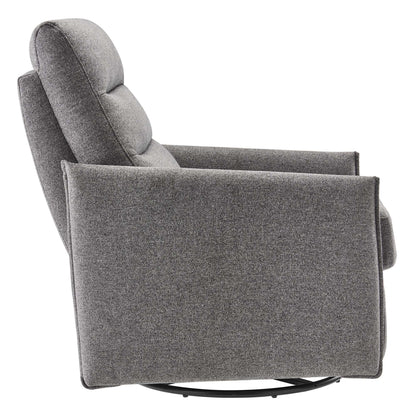 Modway - Etta Upholstered Fabric Lounge Chair by Modway  Living Room Sofas and Armchairs Gray - EEI-6738-GRY