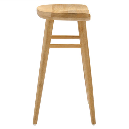 Modway - Saville Backless Wood Counter Stools Set of 2 by Modway  Bar and Dining Bar and Counter Stools Brown - EEI-6739-OAK