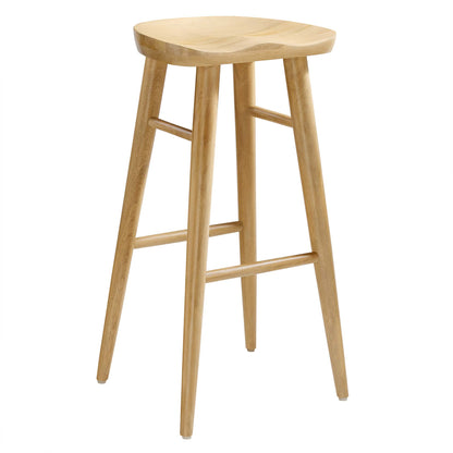 Modway - Saville Backless Wood Bar Stools Set of 2 by Modway  Bar and Dining Bar and Counter Stools Brown - EEI-6740-OAK