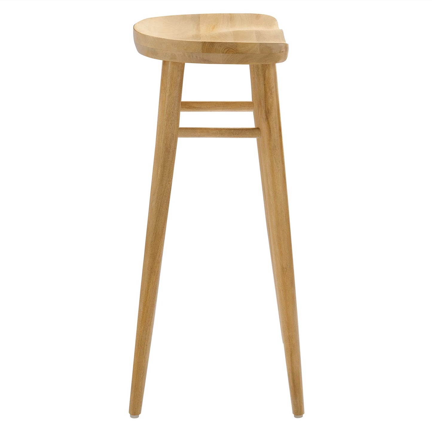 Modway - Saville Backless Wood Bar Stools Set of 2 by Modway  Bar and Dining Bar and Counter Stools Brown - EEI-6740-OAK