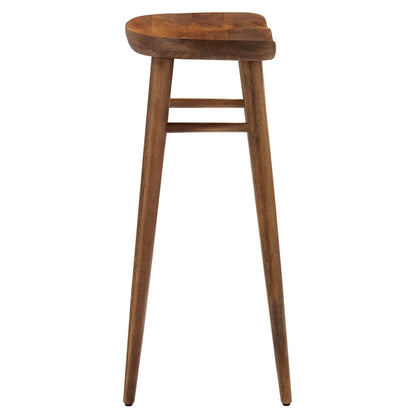Modway - Saville Backless Wood Bar Stools Set of 2 by Modway  Bar and Dining Bar and Counter Stools Brown - EEI-6740-WAL