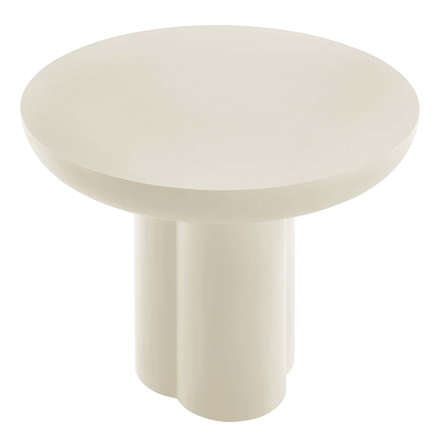 Modway - Caspian 40" Round Concrete Dining Table by Modway  Bar and Dining Bar and Dining Tables White - EEI-6762-WHI