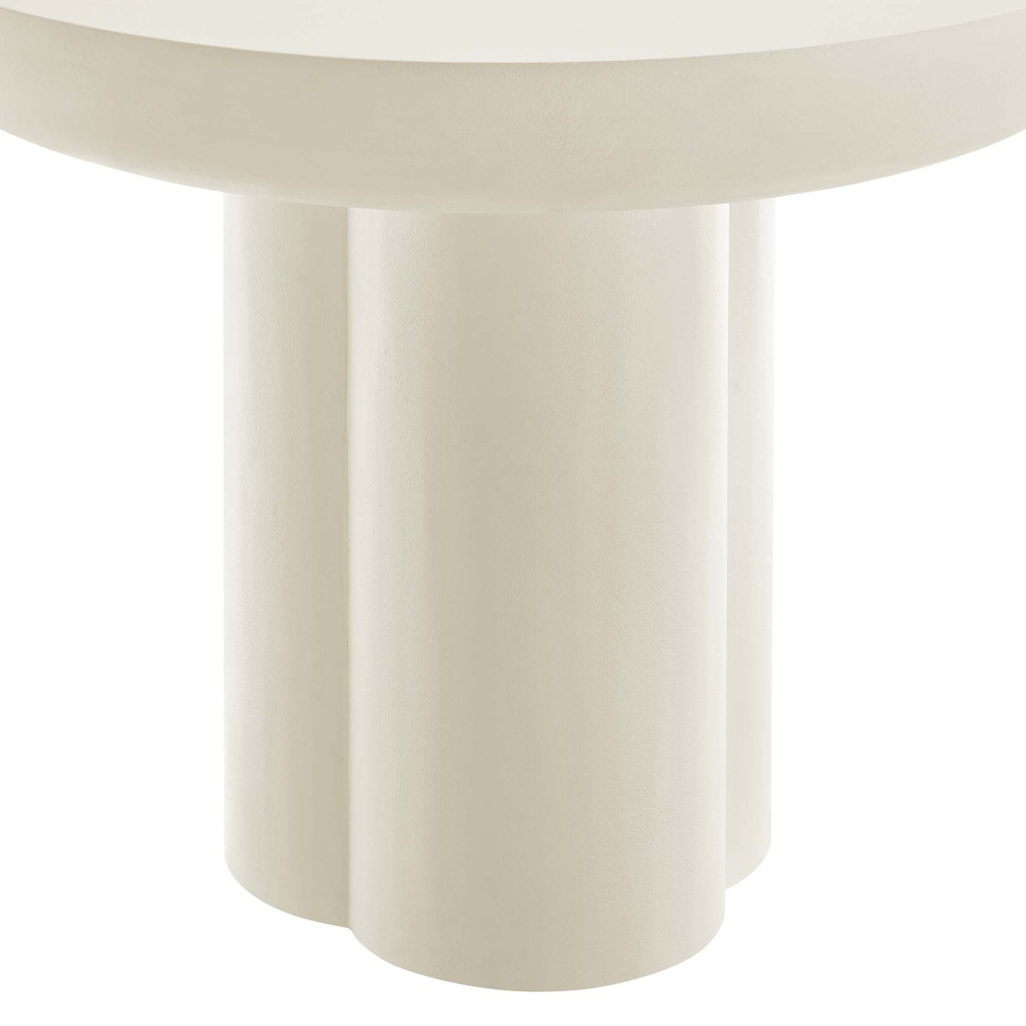 Modway - Caspian 40" Round Concrete Dining Table by Modway  Bar and Dining Bar and Dining Tables White - EEI-6762-WHI